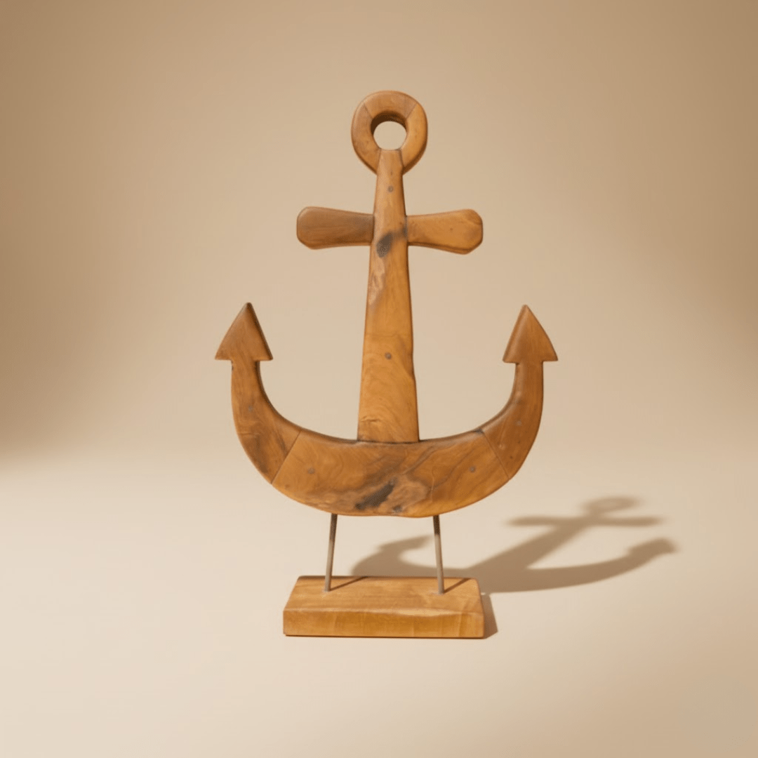 Ancre Sculptée Teck (2)