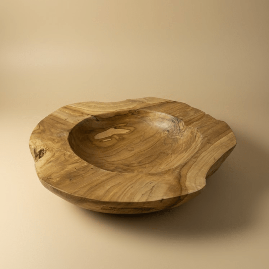 Bol à fruits en teck massif – TAILLE2 203 – Image 2