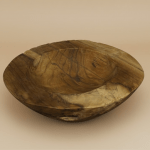 Petit bol à fruits en teck – Taille 1