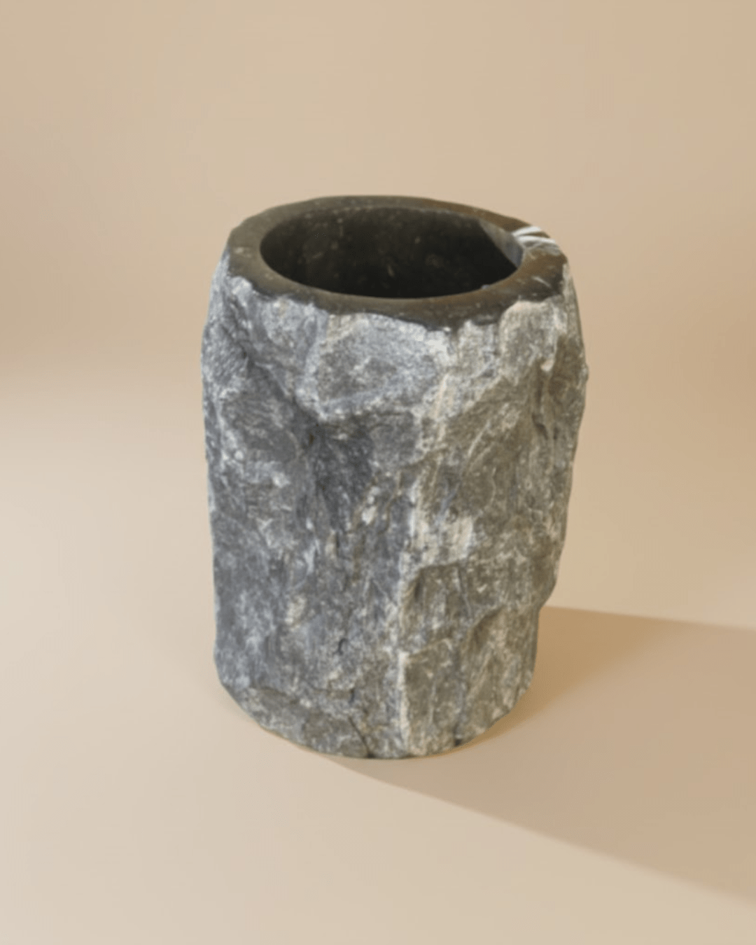 Porte-Brosses à Dents en Marbre Gris (117)