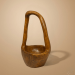 Déco Panier Sculpté Teck (AN9)