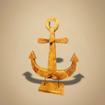Ancre Sculptée Teck (2)