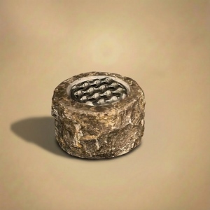 Cendrier en marbre gris sculpté à la main 119